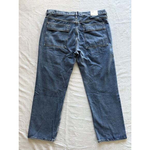 AGOLDE Cooper Cargo in Denim Blue Regulation Women’s Size 34 Style#:A9120-1141 - Picture 3 of 16